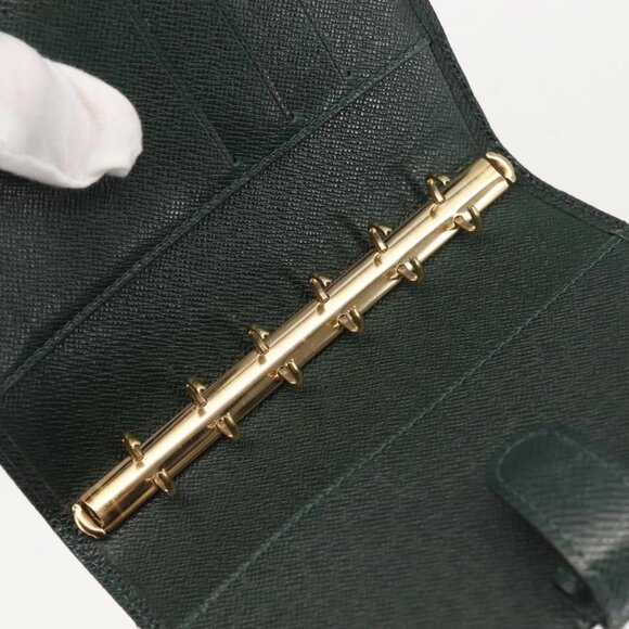 LOUIS VUITTON Taiga Agenda PM Day Planner Cover Epicea R20424 LV Auth bs29187 - Picture 9 of 16